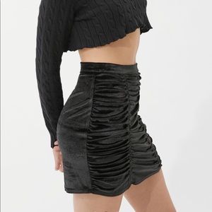UO Ruched Mini Skirt